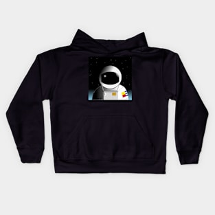 We're floating out in space... Kids Hoodie